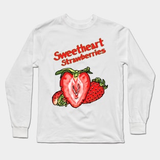 Sweetheart Strawberries Long Sleeve T-Shirt